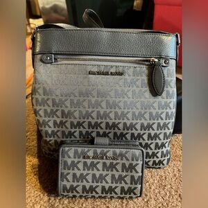 Grey Michael Kors Bag and Wallet